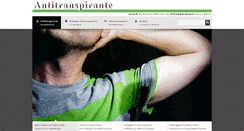 Desktop Screenshot of antitranspirante.de